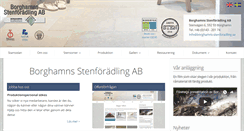 Desktop Screenshot of borghamns-stenforadling.se