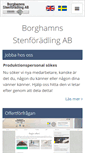 Mobile Screenshot of borghamns-stenforadling.se